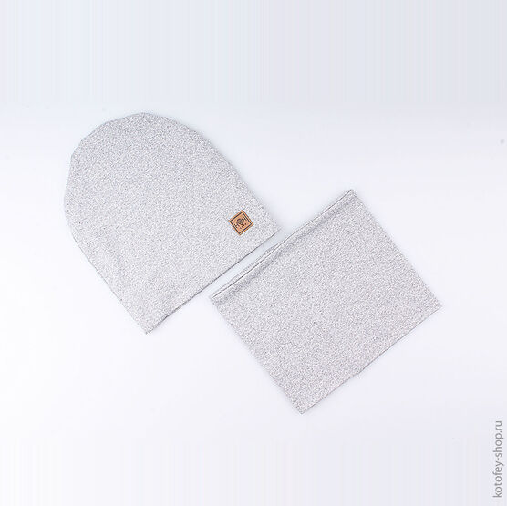 07011071-40 Шапка двухслойная детская серая для универсальные серый