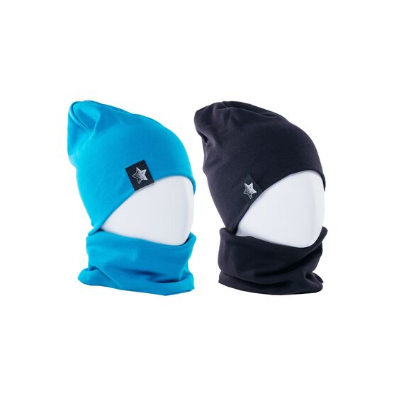 07011072-40 Шапка на весну, 95% хлопок,черная для универсальные черный фото №2