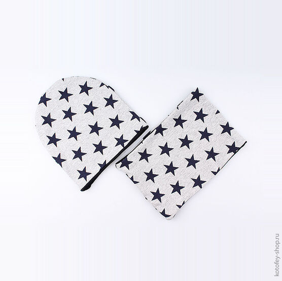 07711068-40 Шапка на весну, 95% хлопок, серая для мальчики серый