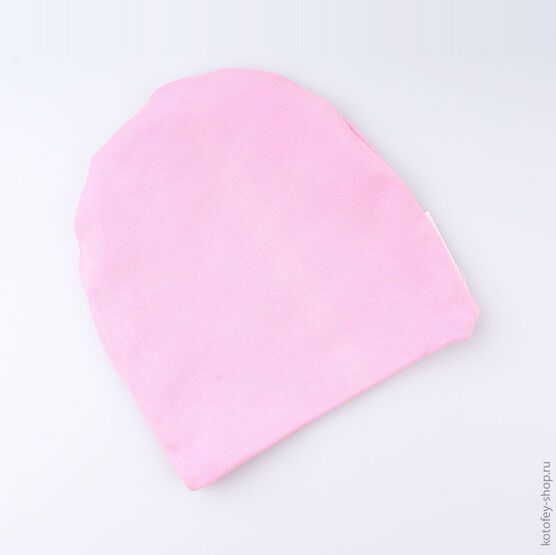 07811070-40 Шапка для девочки, 95% хлопок, розовая для девочки розовый фото №3