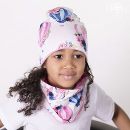 07811070-40 Шапка для девочки, 95% хлопок, розовая для девочки розовый фото №2