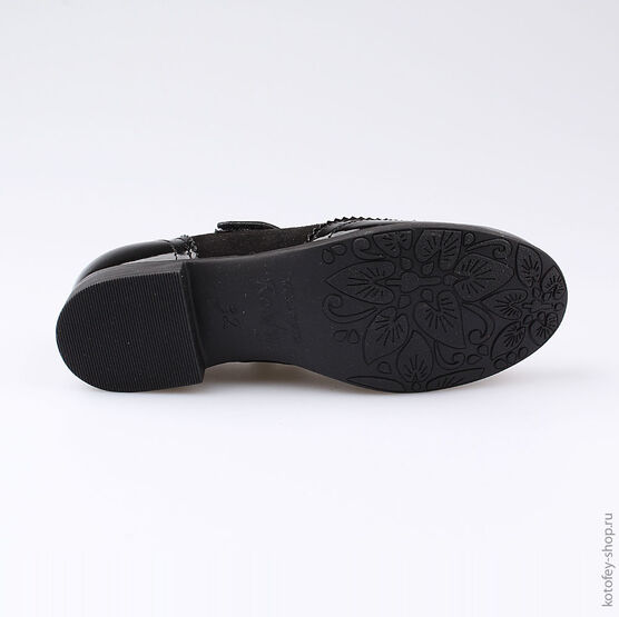 632152-21 Туфли для девочки черный фото №3