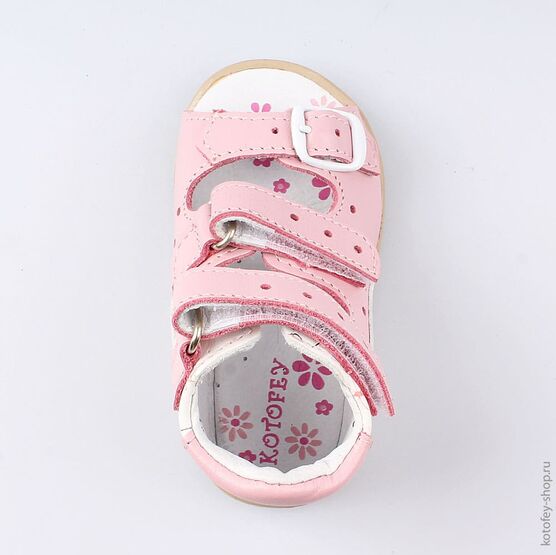 022086-26 Босоножки летние для девочки роз-цве фото №4