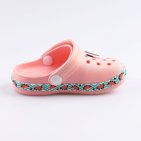 325073-01 Пляжные клоги из ЭВА Арбузы для девочки коралл фото №2