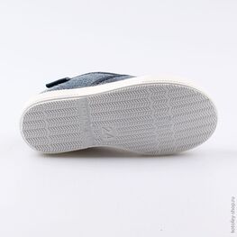 331117-12 Кеды из хлопка для мальчика для мальчики светло-синий фото №3