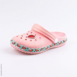 525060-01 Клоги пляжные для девочки коралл