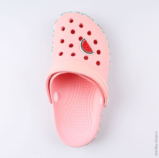 525060-01 Клоги пляжные для девочки коралл фото №4