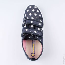 631112-11 Кеды для девочки светло-синий фото №4