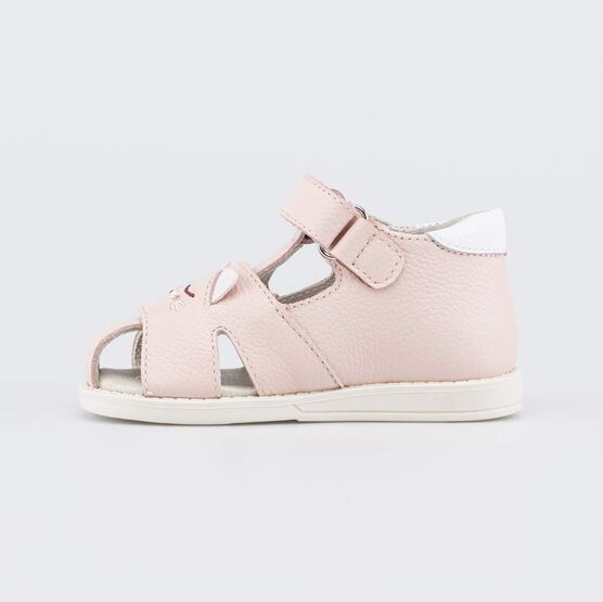122236-23 Сандалии с регулируемым ремешком Первые шаги для девочки розовый фото №2