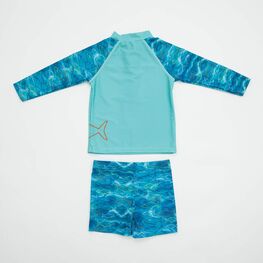 07753018-40 Комплект купальный Акула для мальчики голубой фото №2