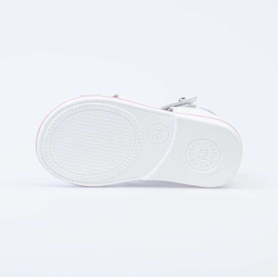 122153-21 Босоножки для девочки бел-срб фото №3