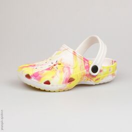 525003-01 Пляжная обувь желтая для девочки желтый