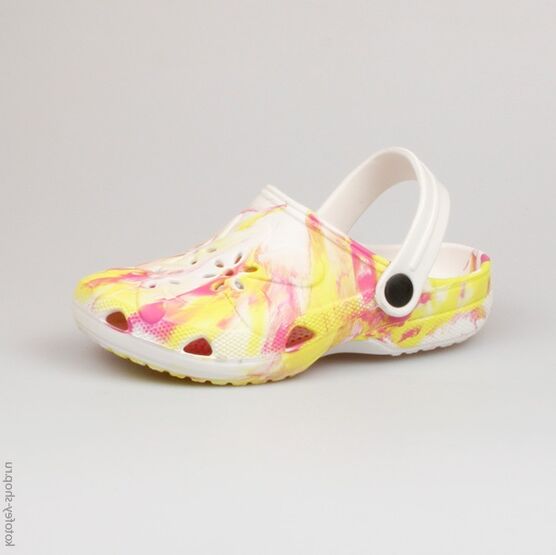 525003-01 Пляжная обувь желтая для девочки желтый