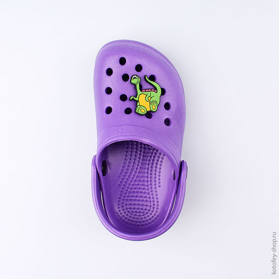 03014001-40 Украшение для обуви Дино для универсальные салатовый фото №2