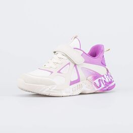 644355-76 Всепогодные кроссовки Softshell для девочки бежевый + сиреневый