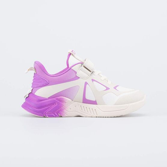 644355-76 Всепогодные кроссовки Softshell для девочки бежевый + сиреневый фото №2