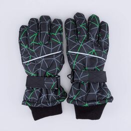 07721170-40 Перчатки утепленные для мальчика для мальчики черный