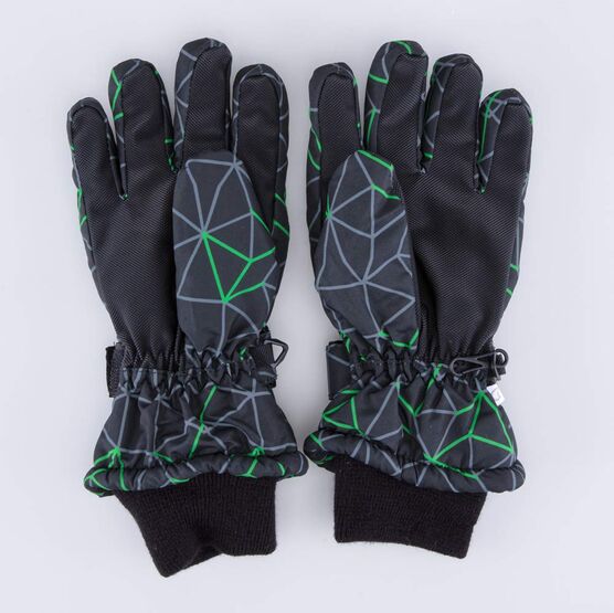 07721170-40 Перчатки утепленные для мальчика для мальчики черный фото №2