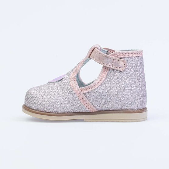 031074-21 Туфли для девочки серебрист. фото №2