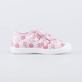 231240-11 Кеды на липучках Пончики для девочки розовый фото №2