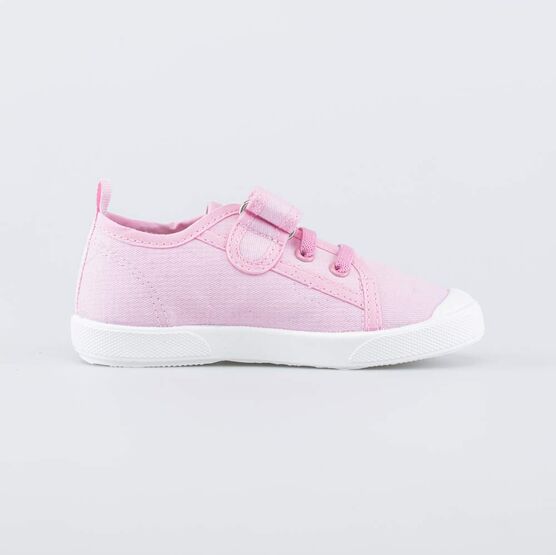 231242-11 Розовые хлопковые кеды Радуга для девочки розовый фото №2