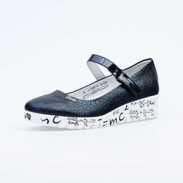 733007-22 Туфли для девочки для девочки синий