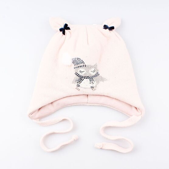 07811102-41 Шапка для девочки, розовый для девочки розовый