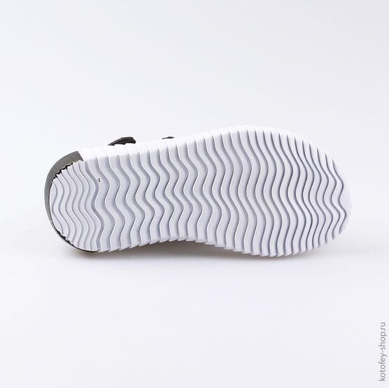 521001-01 Пляжная обувь для мальчики чер-сер фото №3