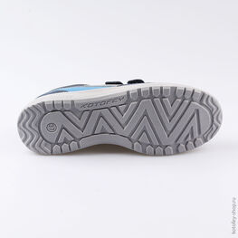 632213-23 Полуботинки для мальчики светло-синий фото №3