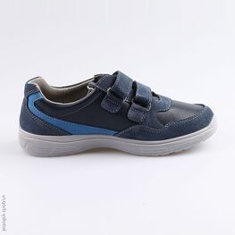 632213-23 Полуботинки для мальчики светло-синий фото №2