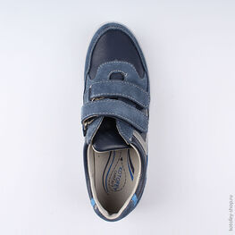 632213-23 Полуботинки для мальчики светло-синий фото №4