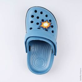 325072-02 Сабо пляжные с LED-подсветкой для мальчики светло-синий фото №4