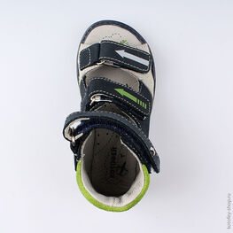 322093-21 Сандалии для мальчики син-сер фото №4