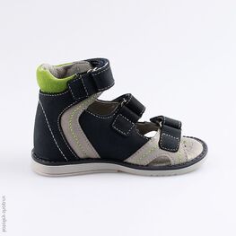 322093-21 Сандалии для мальчики син-сер фото №2