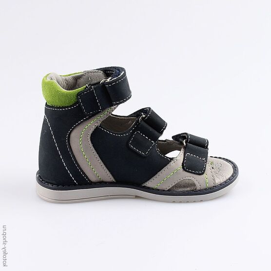 322093-21 Сандалии для мальчики син-сер фото №2