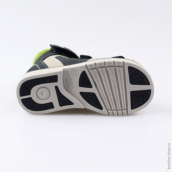 322093-21 Сандалии для мальчики син-сер фото №3