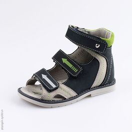 322093-21 Сандалии для мальчики син-сер