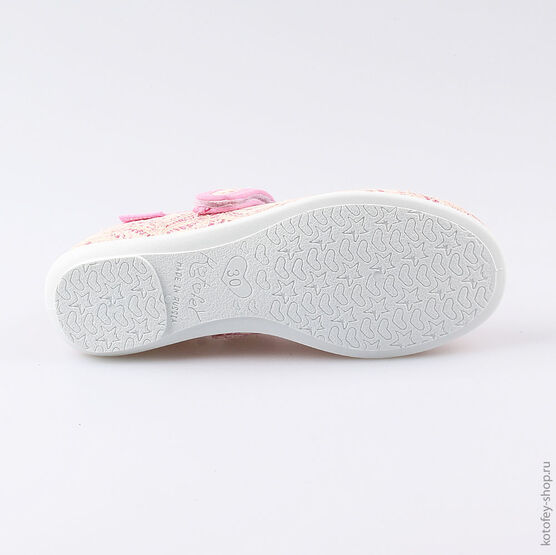 531056-72 Текстильная обувь для девочки розовый фото №3