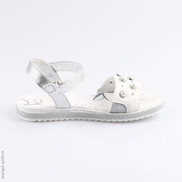 522134-22 Босоножки для девочки бел-срб фото №2