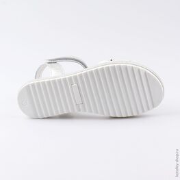 522134-22 Босоножки для девочки бел-срб фото №3