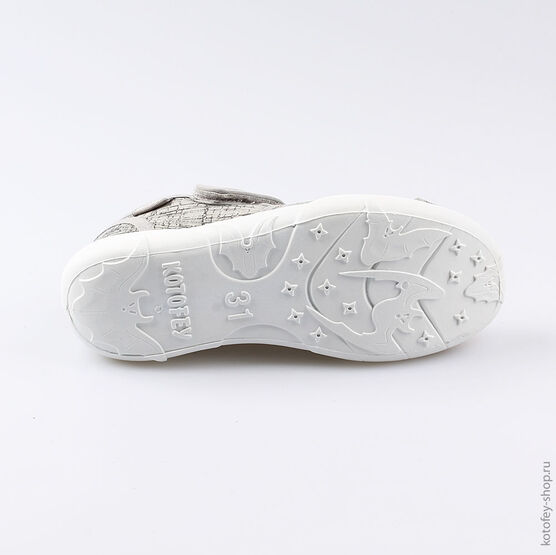 421013-16 Сандалии текстильные для мальчики серый фото №3