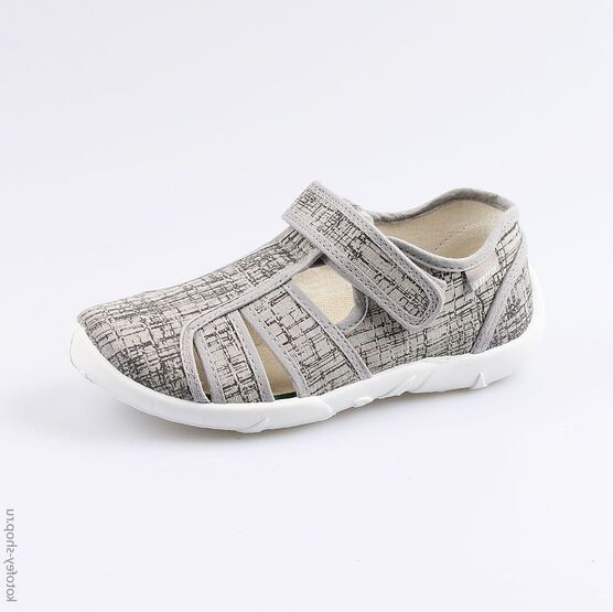 421013-16 Сандалии текстильные для мальчики серый