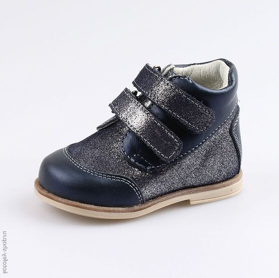 052134-22 Ботинки для девочки светло-синий