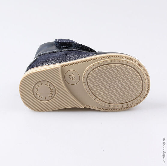 052134-22 Ботинки для девочки светло-синий фото №3