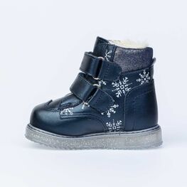 152267-42 Сапожки для девочки светло-синий фото №2