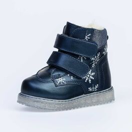 152267-42 Сапожки для девочки светло-синий