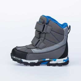 454990-41 Мембранные ботинки с LED-подсветкой для мальчики сер-гол фото №2