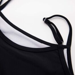 07852087-40 Детский раздельный купальник Спорт черный для девочки черный фото №3