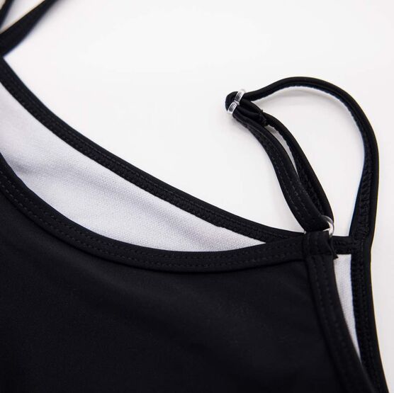 07852087-40 Детский раздельный купальник Спорт черный для девочки черный фото №3