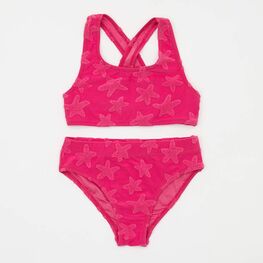 07852089-40 Детский раздельный купальник Морские звезды розовый для девочки розовый